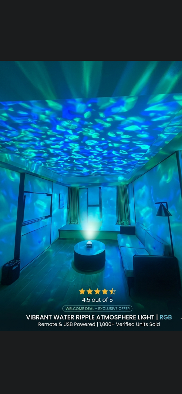 LED    Disco Ball Party Light – RGB 360° Rotating