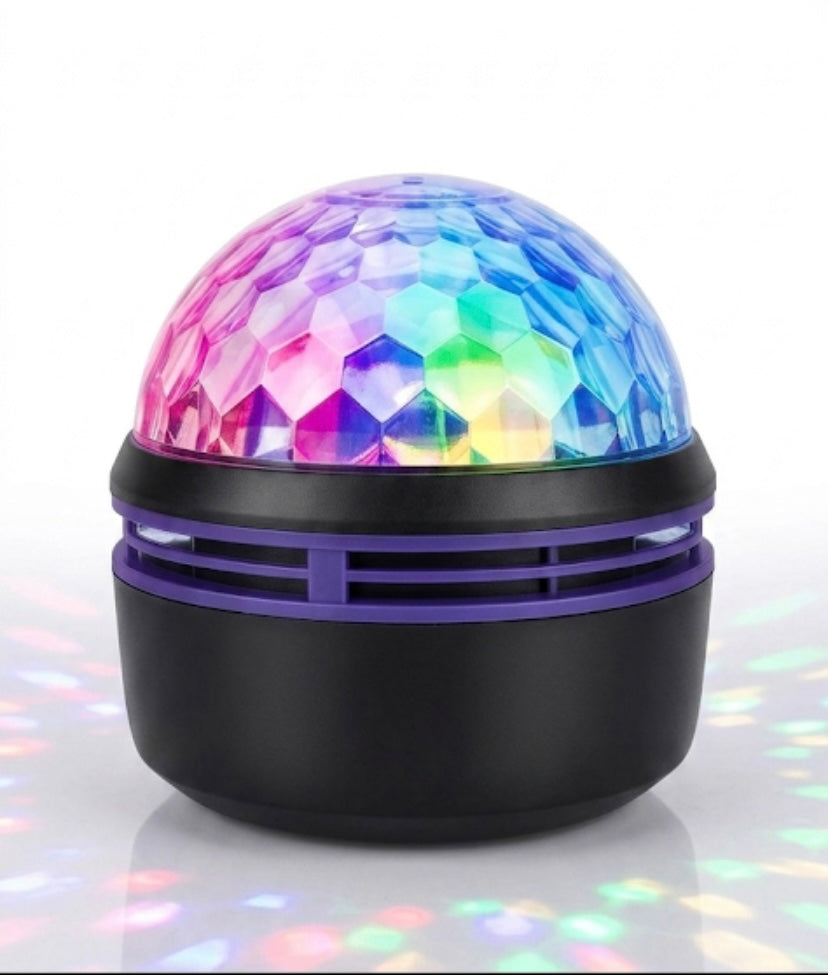 360° Rotating RGB LED Disco Ball Light with Remote